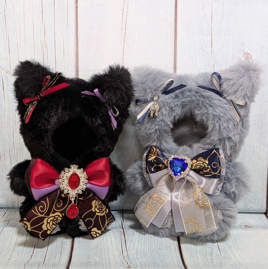 ぬい服 にじぱぺ オーダー ねこ たれみみうさぎ にじさん おすわり