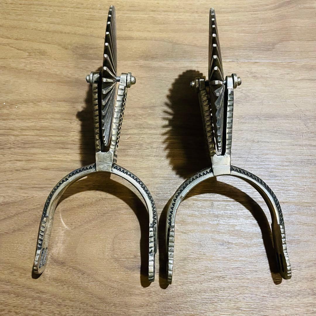 ギザ輪 拍車 ウエスタン カウボーイ ウエスタン チリ 馬具 民芸品 工芸品