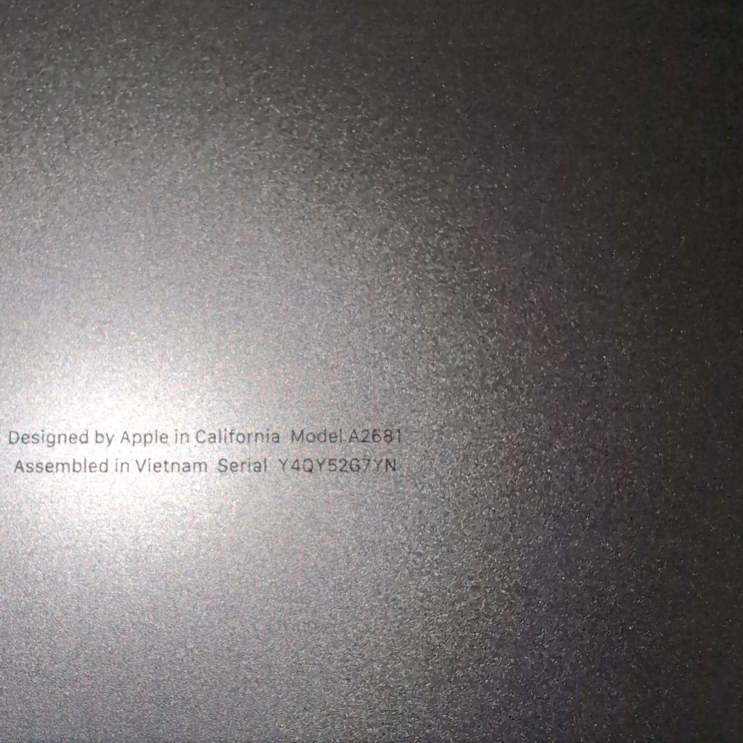 Apple MacBook Air M2 2022 本体　スペースグレイ