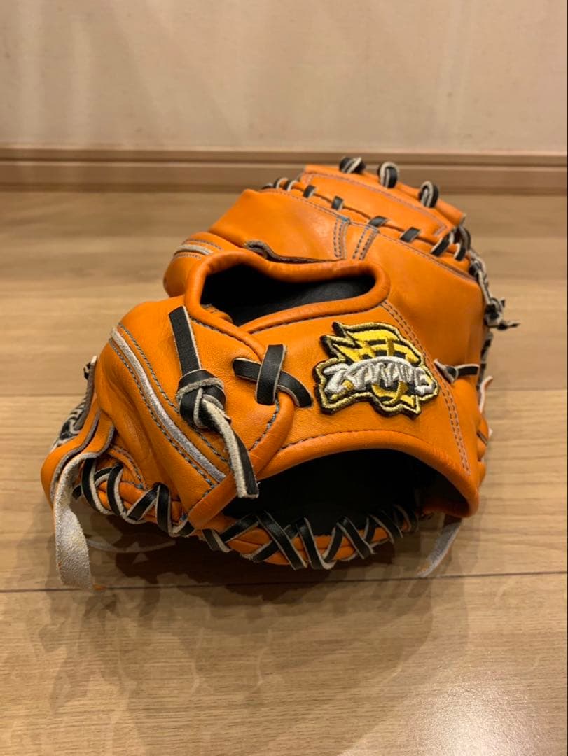 美品　要ミット　初期モデル　硬式用　ジュテルレザー　 グローブ