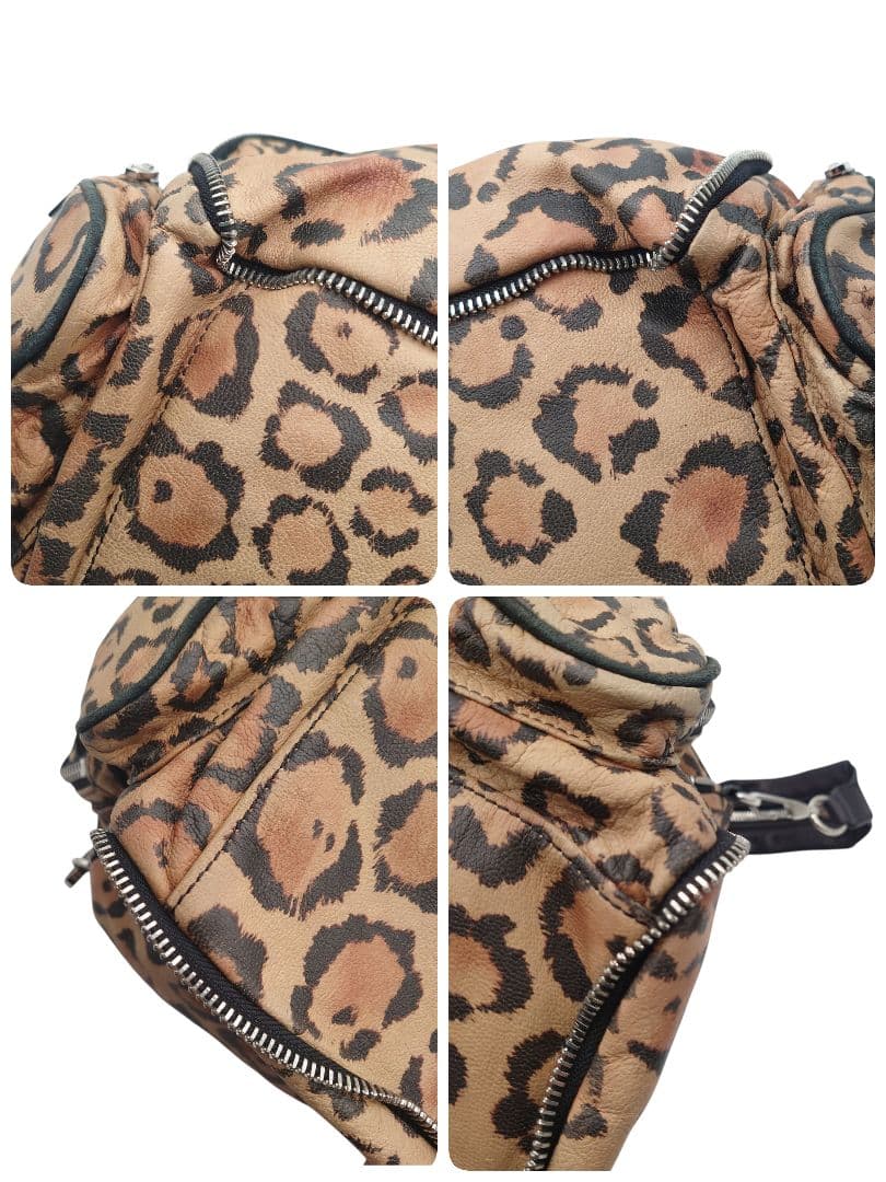 アレキサンダーワン　バッグ　レオパード　レザー　ショルダー　バッグ　ヒョウ柄