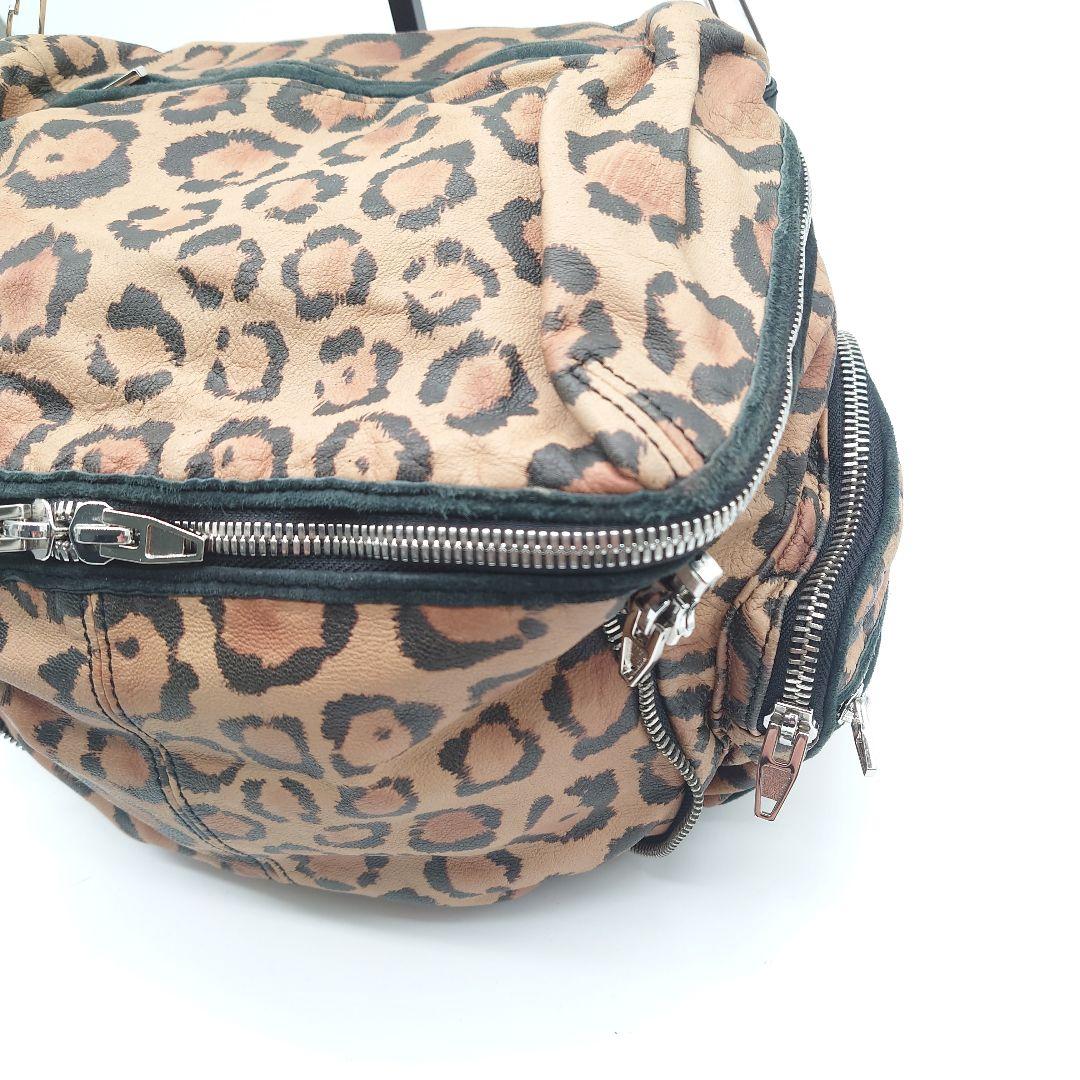 アレキサンダーワン　バッグ　レオパード　レザー　ショルダー　バッグ　ヒョウ柄