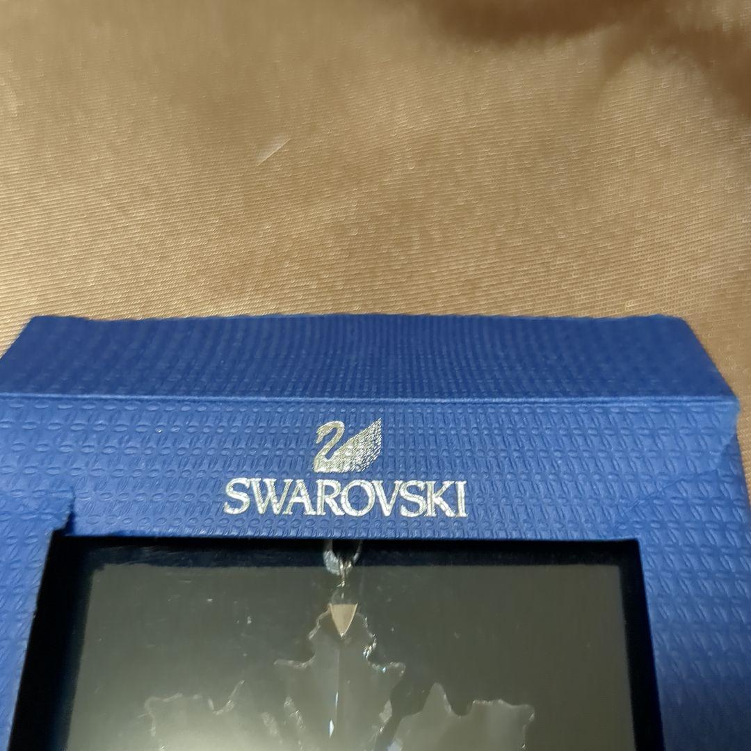 Swarovski　クリスタル 雪の結晶型オーナメント