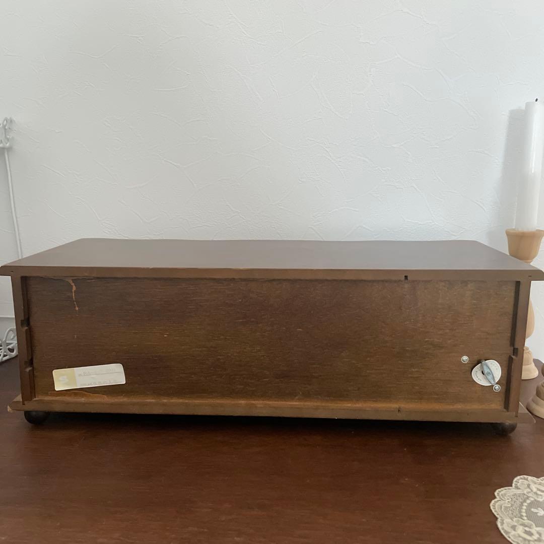 アンティーク　木製ジュエリーケース