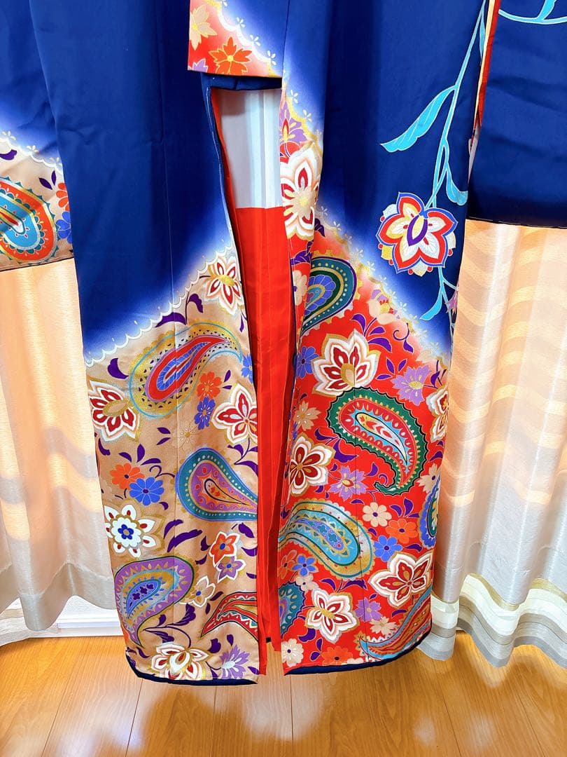 【華やかな色打掛と赤掛下の豪華２点セット】