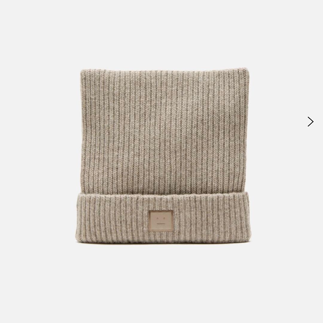 Acne studios FACE ロゴスクエアビーニー