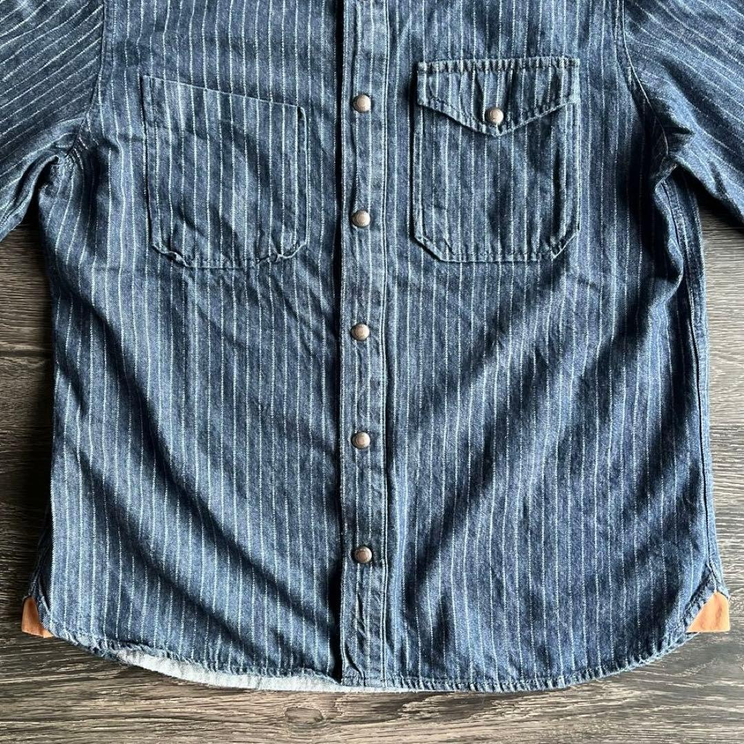 BMW Motorrad 純正 デニムシャツ 厚手 海外サイズＭ（日本Ｌ相当）