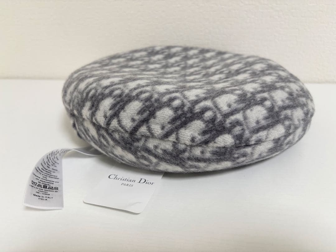 未使用 21aw Christian Dior トロッター柄 ベレー帽 タグ付き