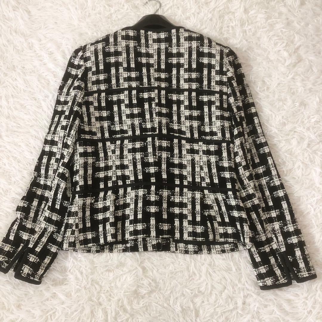 新品未使用 オースチンリード ツイードジャケット ビジュー ペプラム