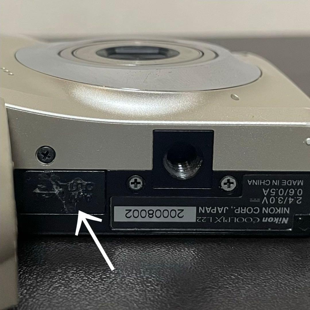 【美品・動作確認済】ニコン COOLPIX L22 取説ガイド付き　単3電池仕様