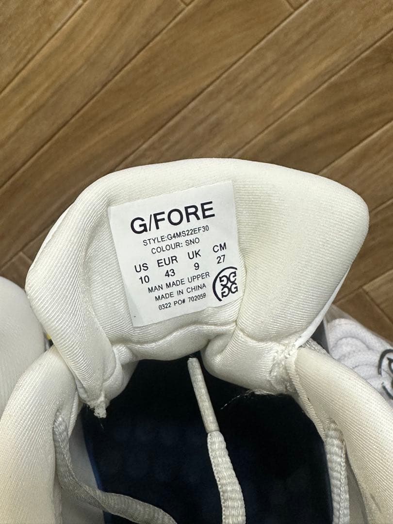 G/FOREメンズシューズMG4+ 迷彩ホワイト　27㎝