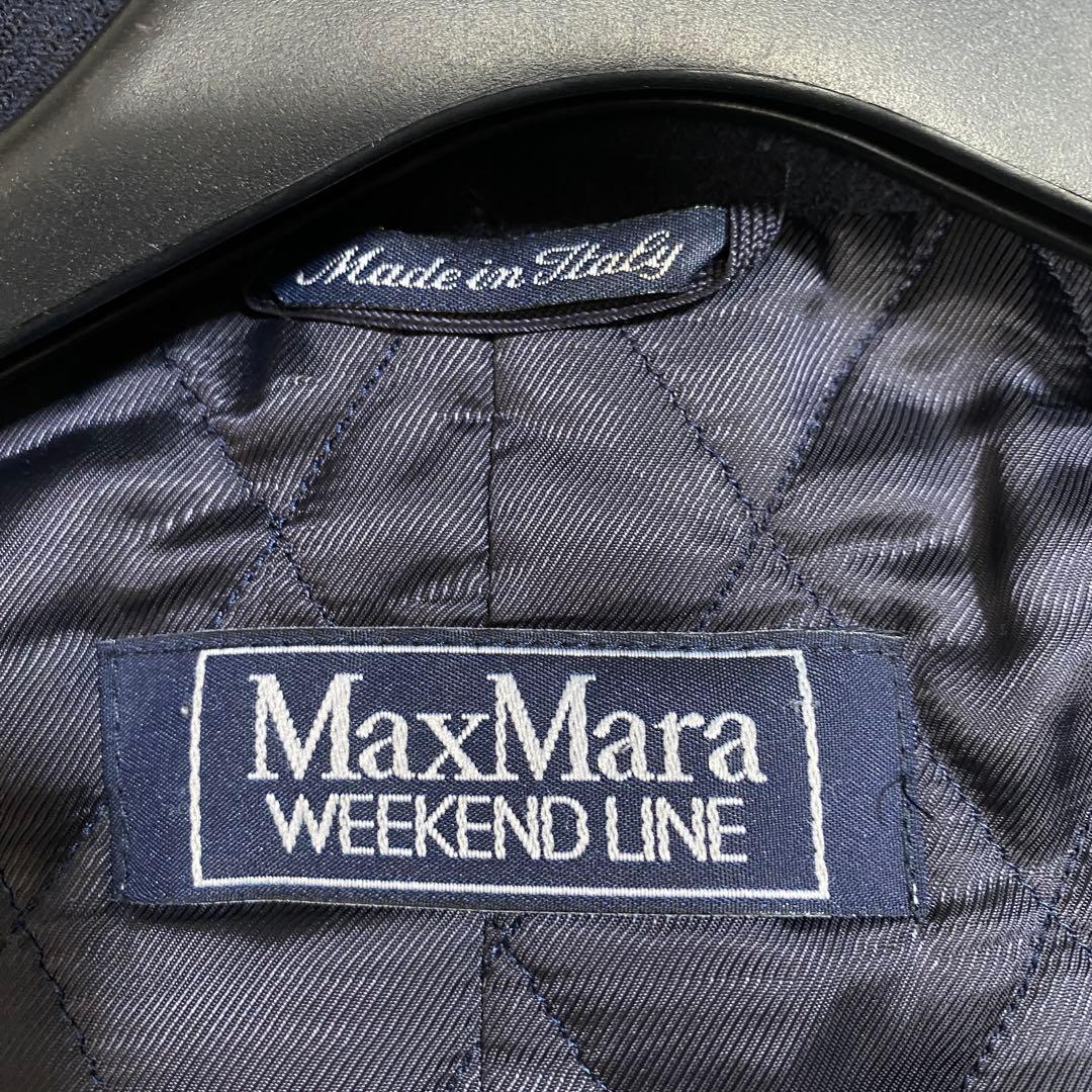 美品♡マックスマーラウィークエンド ウール 中綿フーデッドコート キルティング