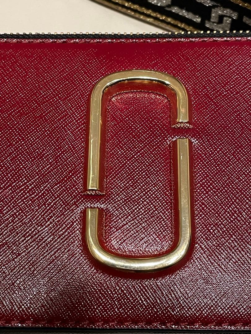 MARC JACOBS バーガンディ ショルダーバッグ