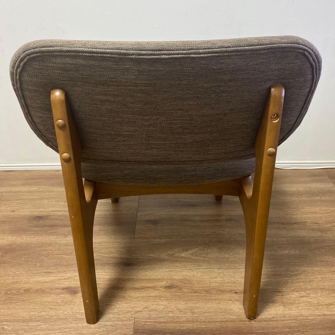 ニトリ　リビングダイニング１人用チェアN シールド リラックスワイド　天然木