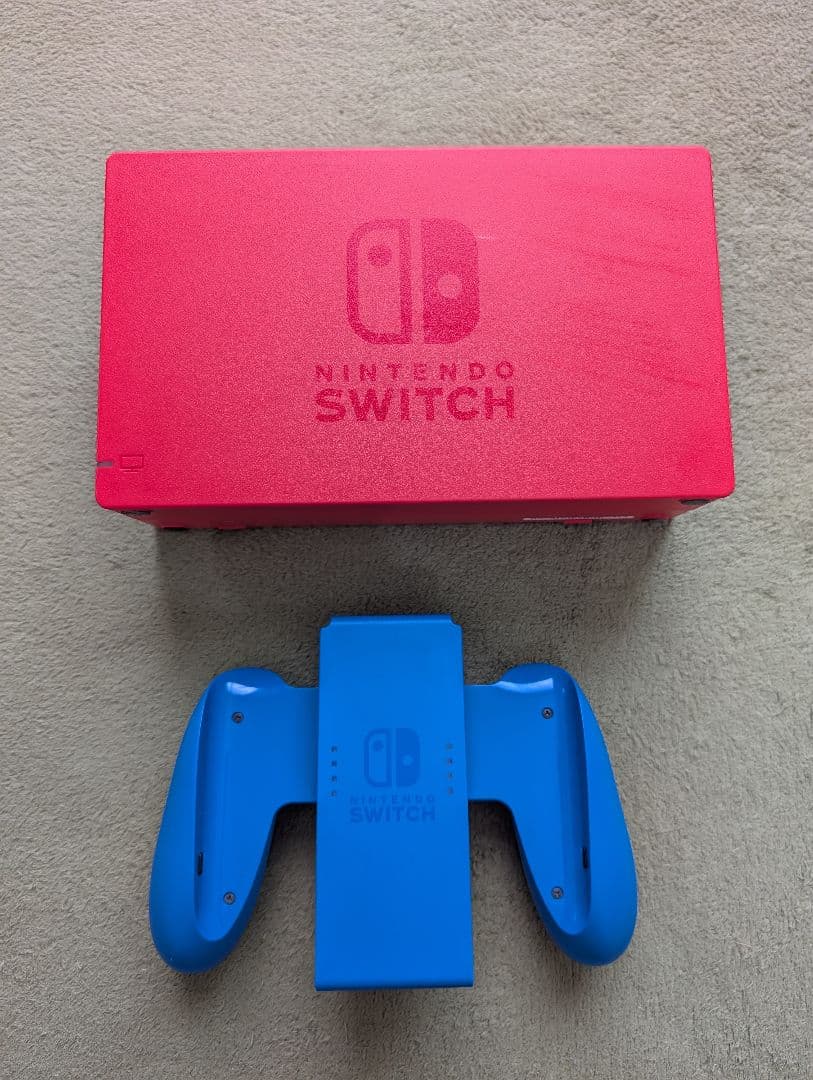 中古　Nintendo Switch 本体 マリオレッド✕ブルー