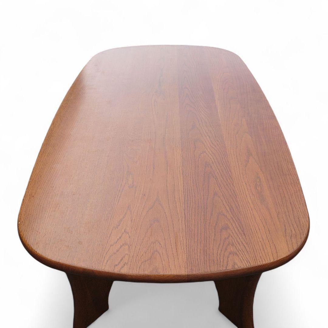 浜本工芸　ナラ無垢材 センターテーブル リビングテーブル W110cm