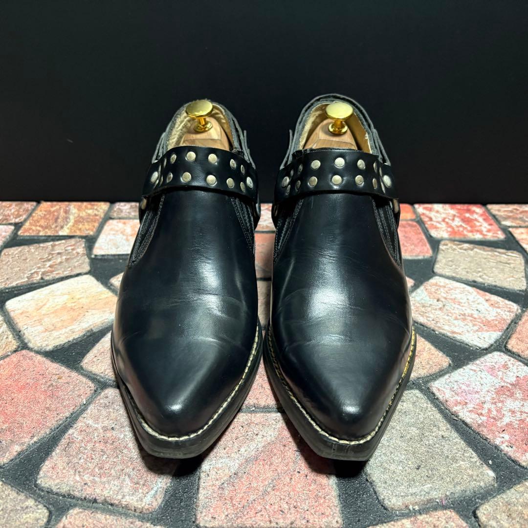 ハーレーダビッドソン　リングブーツ ローファー　メタルロゴ　スペイン製　26.5