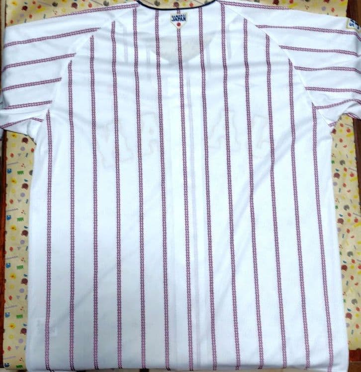 WBC 侍ジャパン 日本代表 レプリカユニフォームホーム背番号なし未使用ロゴ刺繍