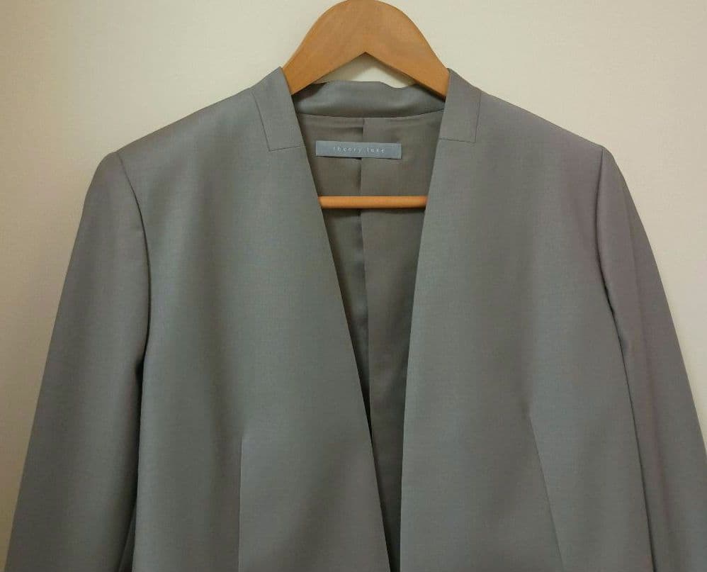 theory luxe Donna 3 ノーカラー ジャケット 新品 40