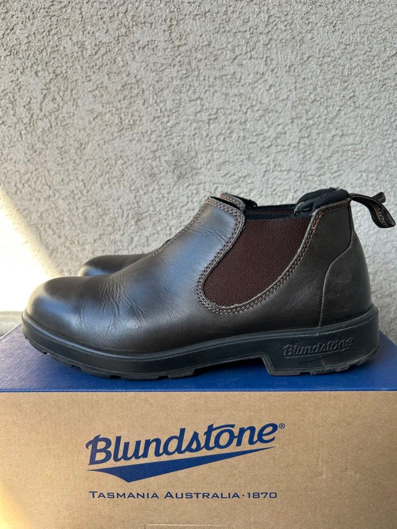 Blundstone ORIGINALS サイドゴアブーツ ダークブラウン