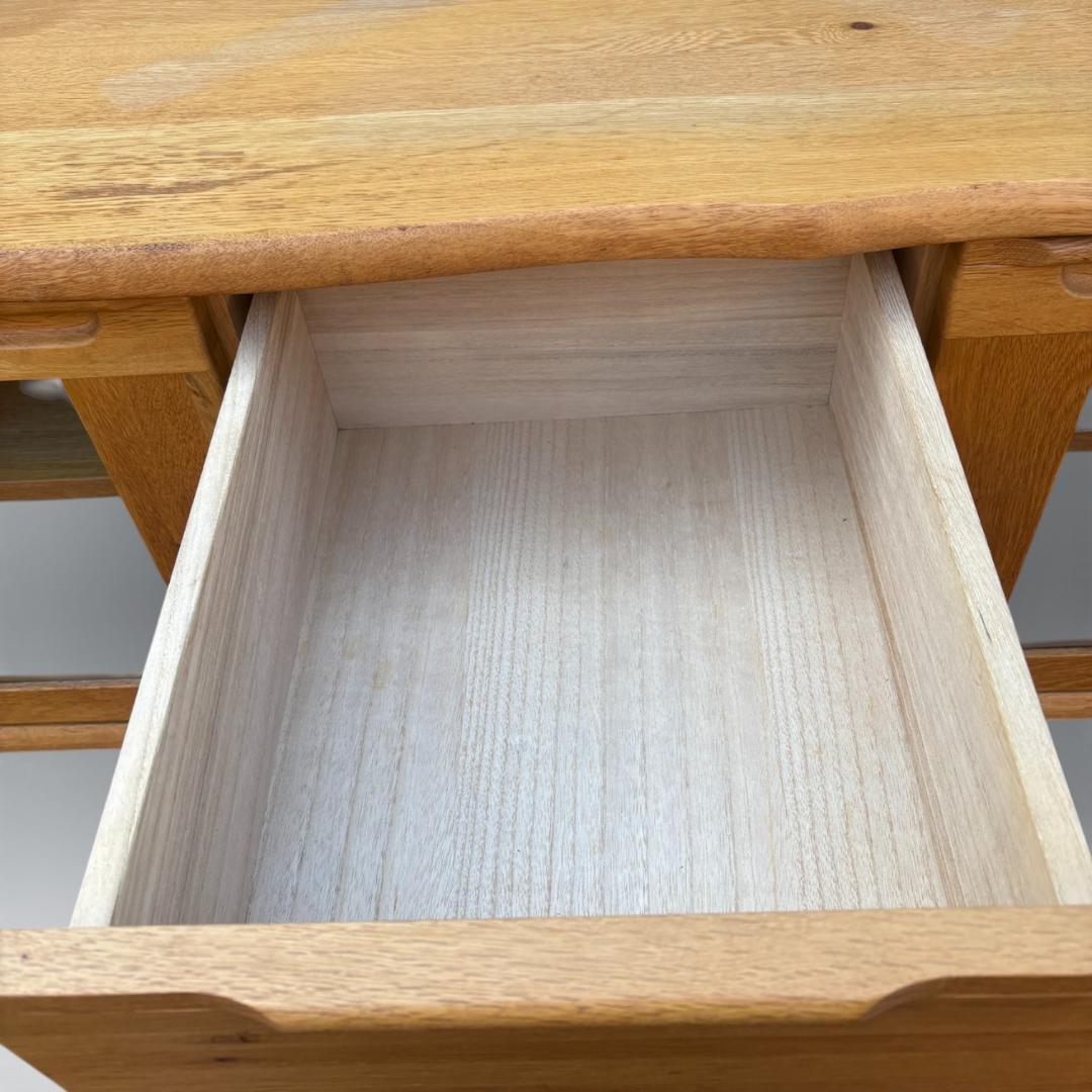 起立木工 D-oak 天然木ナラ無垢材 テレビボード 150cm幅 北欧モダン