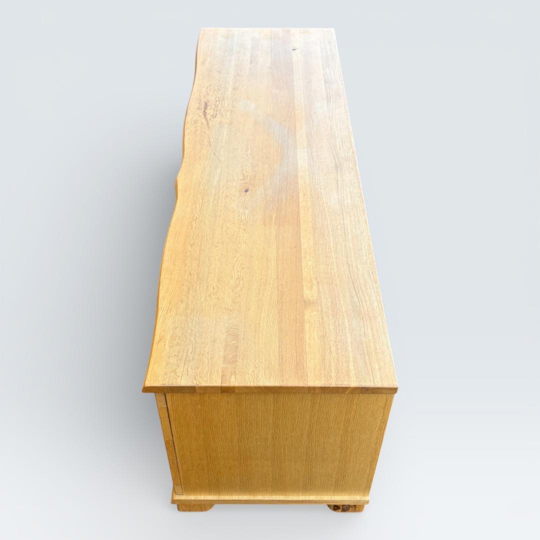 起立木工 D-oak 天然木ナラ無垢材 テレビボード 150cm幅 北欧モダン