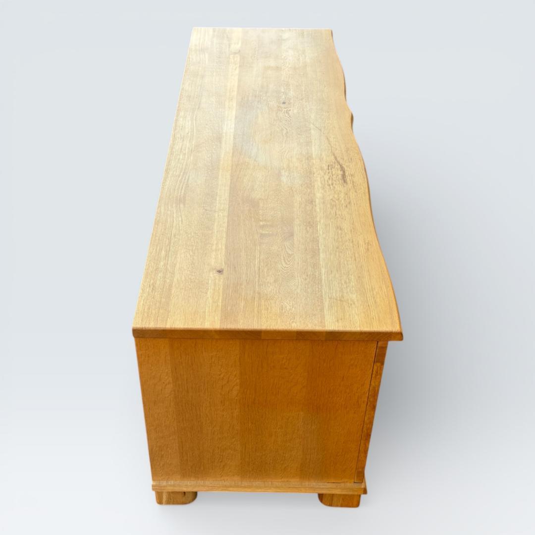 起立木工 D-oak 天然木ナラ無垢材 テレビボード 150cm幅 北欧モダン