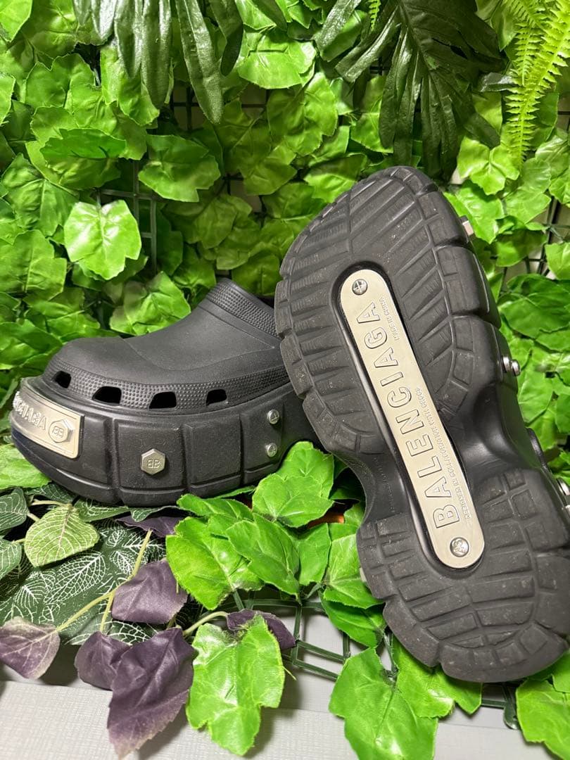 BALENCIAGA ブラック クロッグ サンダル