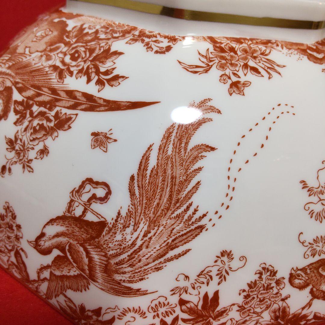 ロイヤルクラウンダービー ボウルエイビスレッド ★希少★美品★