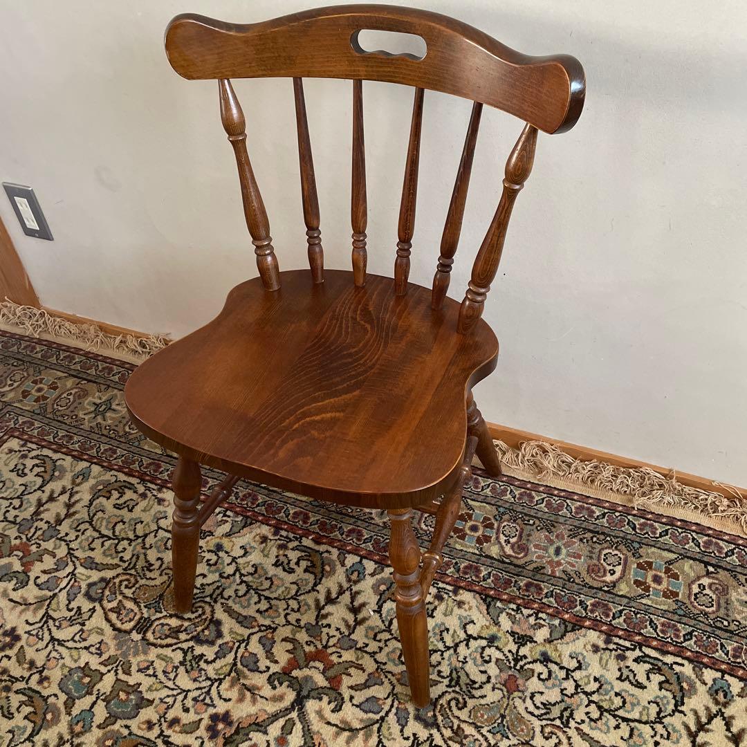 ①柏木工　ダイニングチェア　ウィンザーチェア