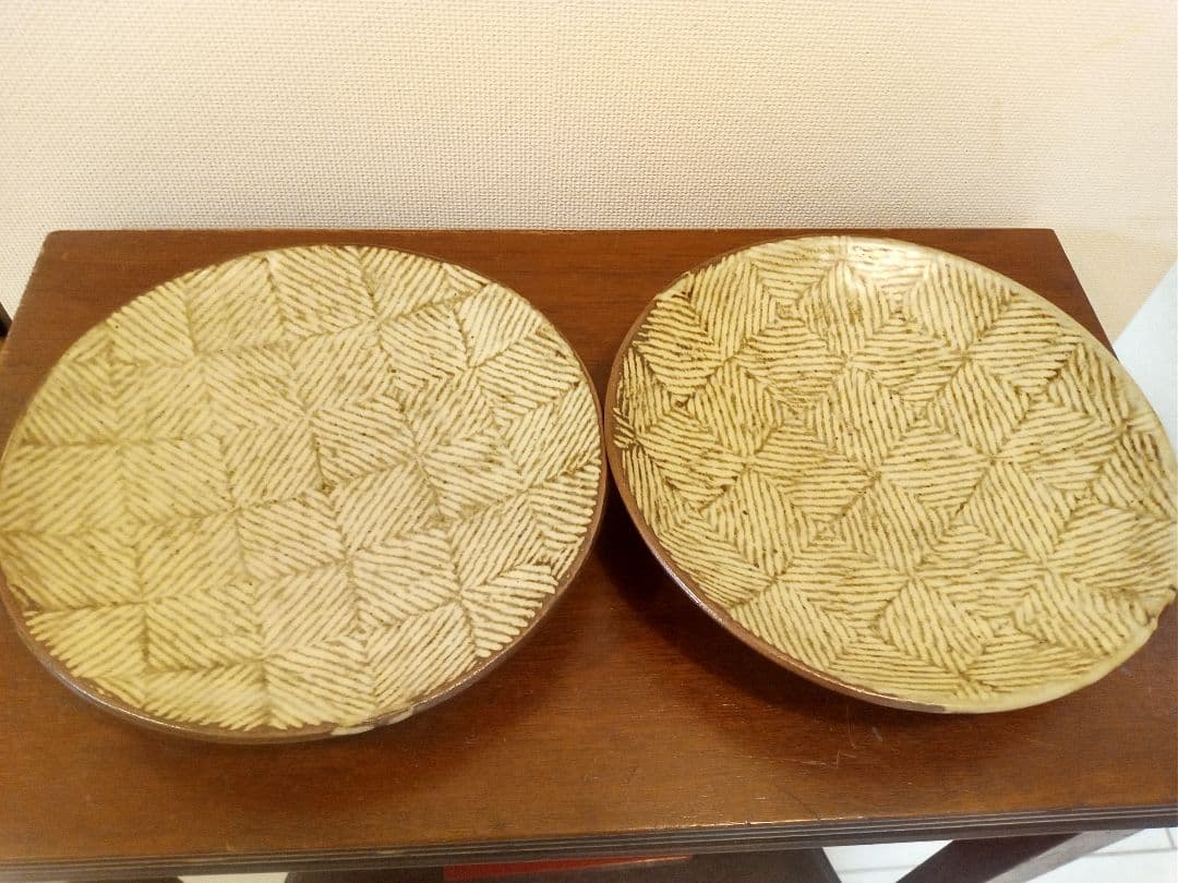 益子焼 島岡桂 作 陶芸 皿 ８枚セット