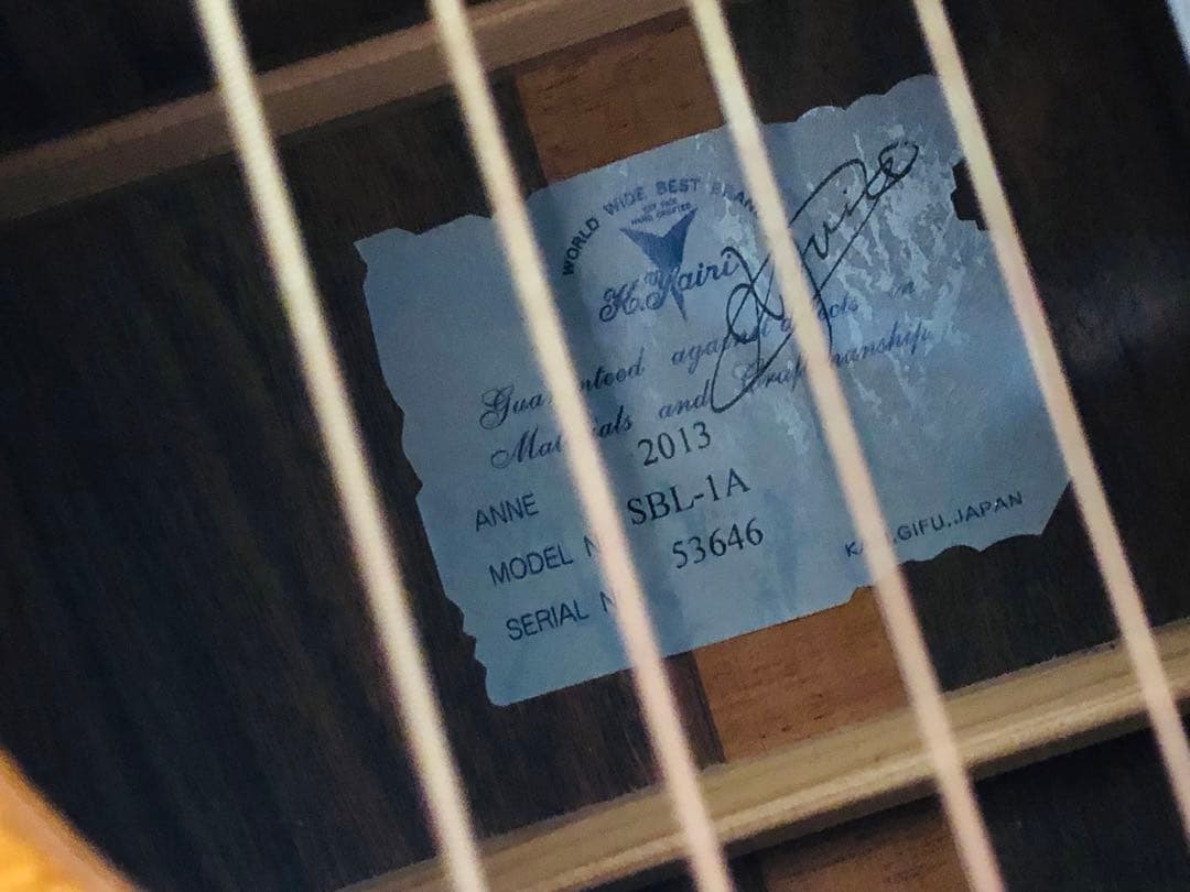 日本の熟練職人が手がける高品質アコースティックギターK.Yairi SBL-1A