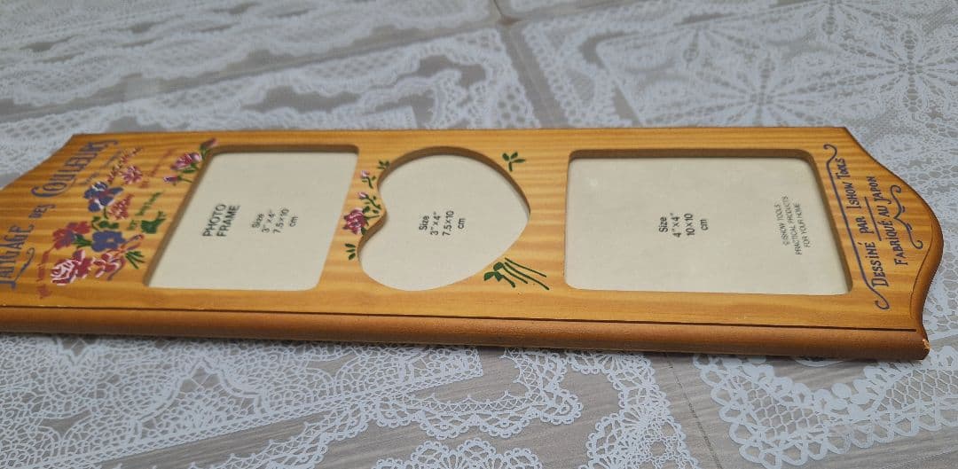 ヴィンテージ カントリー フォトフレーム フラワー ハート y2k 平成レトロ