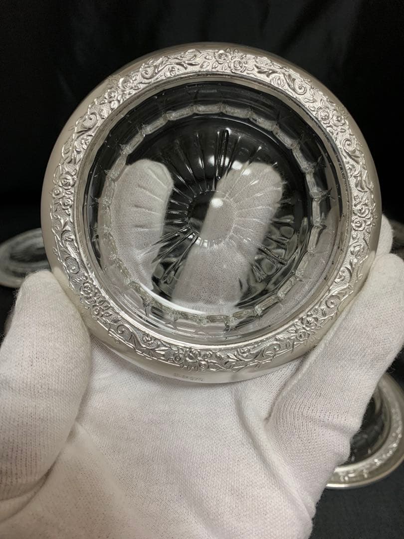 【専用】銀製 silver970 コースター 豆皿 ナッツ皿 おつまみ皿 10個