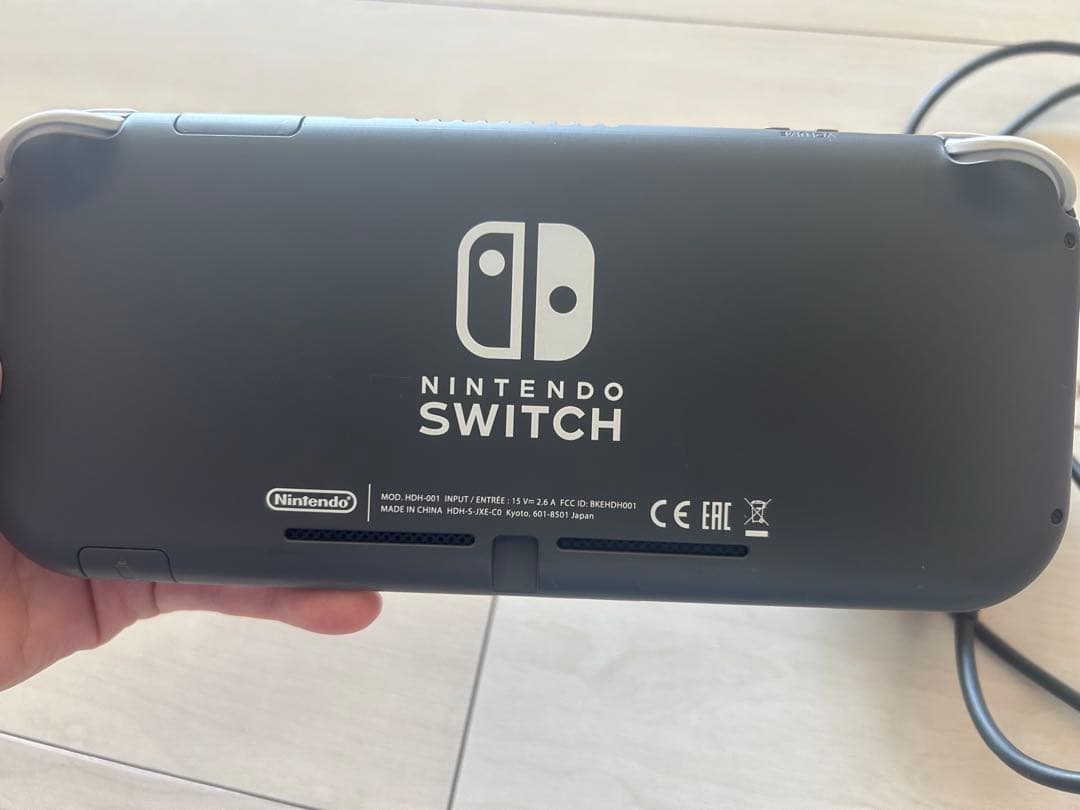 Nintendo switch lite グレー　美品