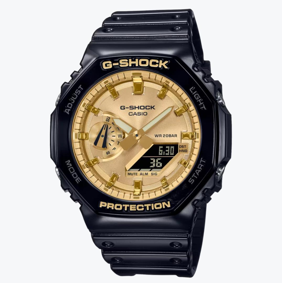 美品 カシオ G-SHOCK GA-2100-GB C007145