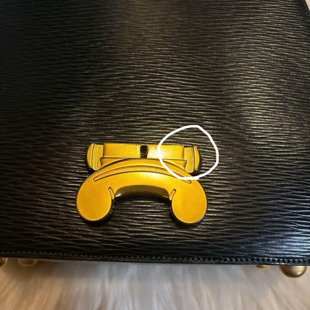 【難あり】CELINEセリーヌ ヴィンテージ トリオンフ ショルダーバッグ