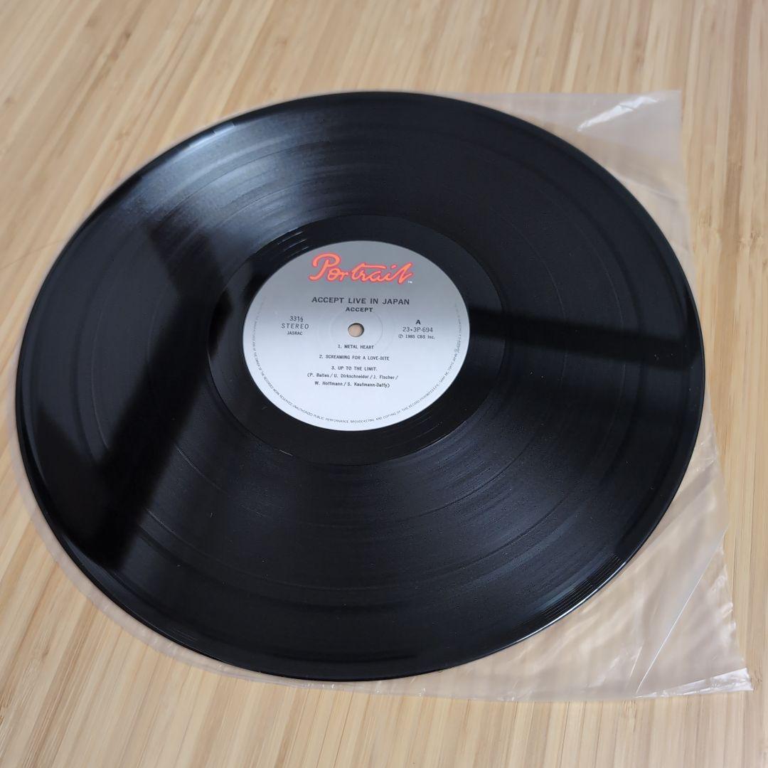 洋楽 ACCEPT / ACCEPT LIVE IN JAPAN LP