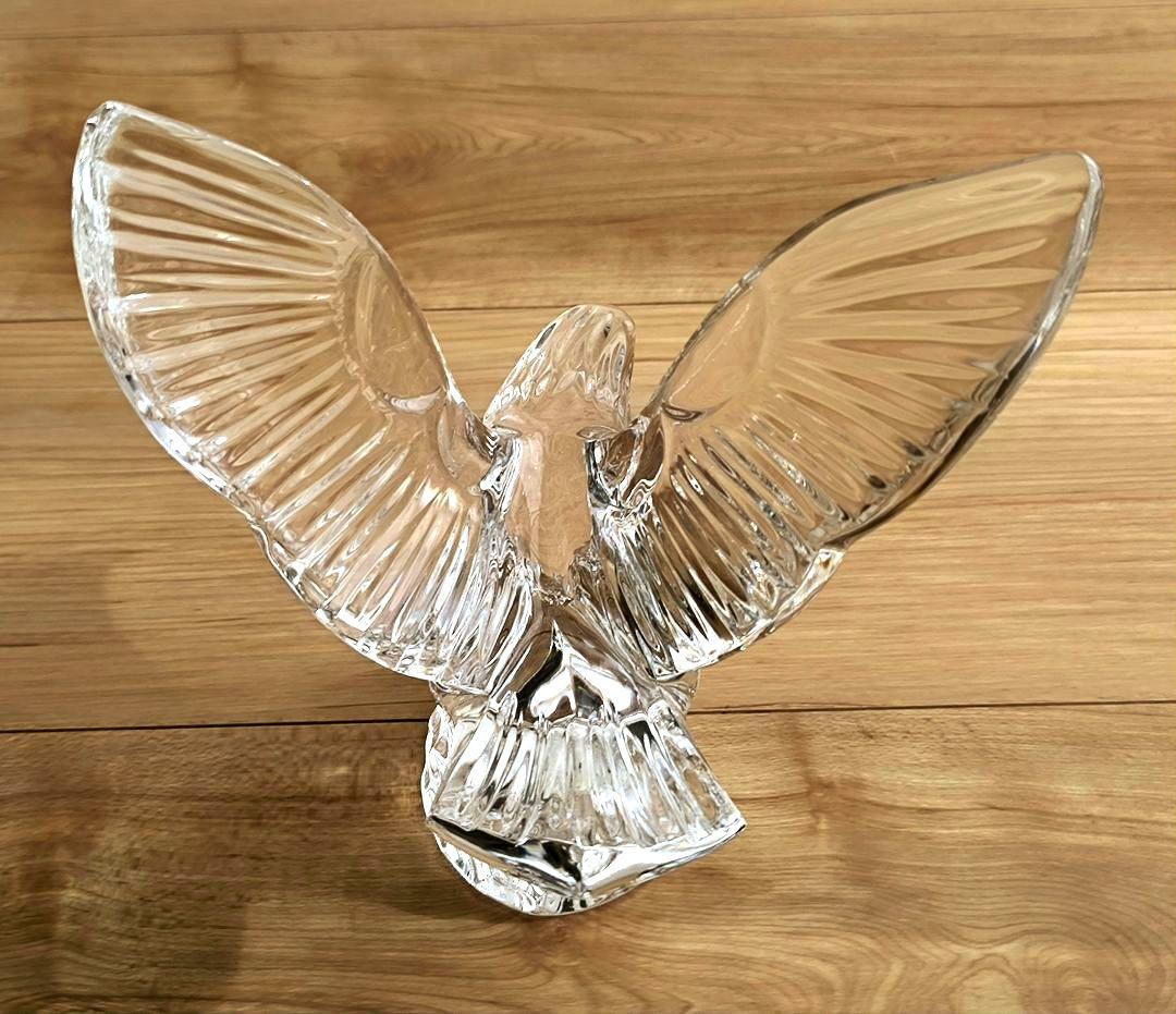 ウォーターフォード クリスタルガラス 鷲 鷹イーグル 置物