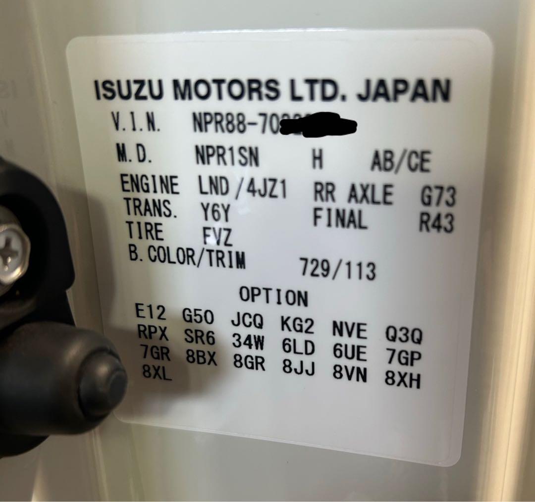 いすゞ　ISUZU イスズ　エルフ　ヘッドライト右