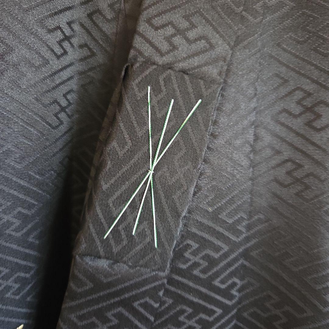 さや　　No25 正絹　男の子お祝い着物　襦袢セツト　　七五三 逸品