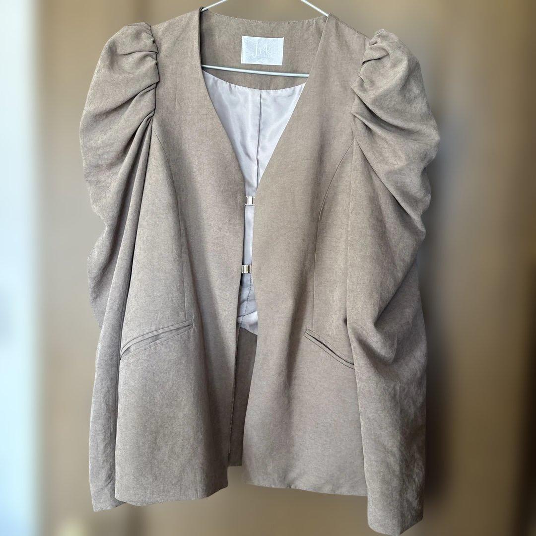 J1U BY ラベルエチュード　クラシカルパフスリーブジャケット　3点セット