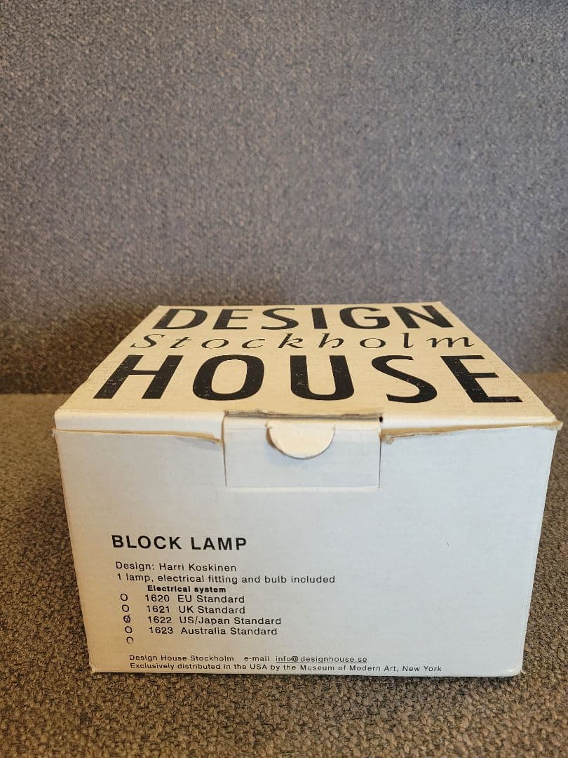 【未使用】デザインハウス　ブロックランプ大