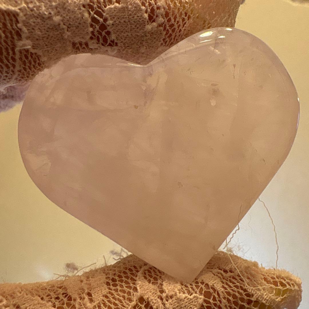 ローズクォーツハート♡♡No.1962