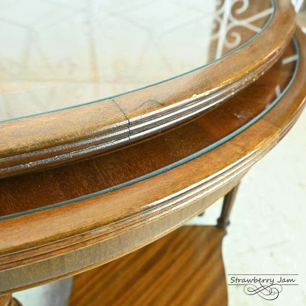 雅*様 【早い者勝ち】L3705-264 英国アンティーク 丸テーブル ネストテ