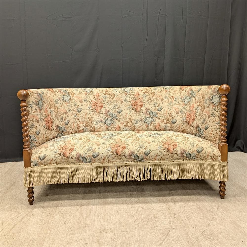 イタリア　モレラート・アルド　ラブソファ　二人掛け　2P　長椅子　アンティーク