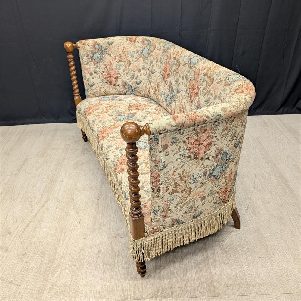 イタリア　モレラート・アルド　ラブソファ　二人掛け　2P　長椅子　アンティーク