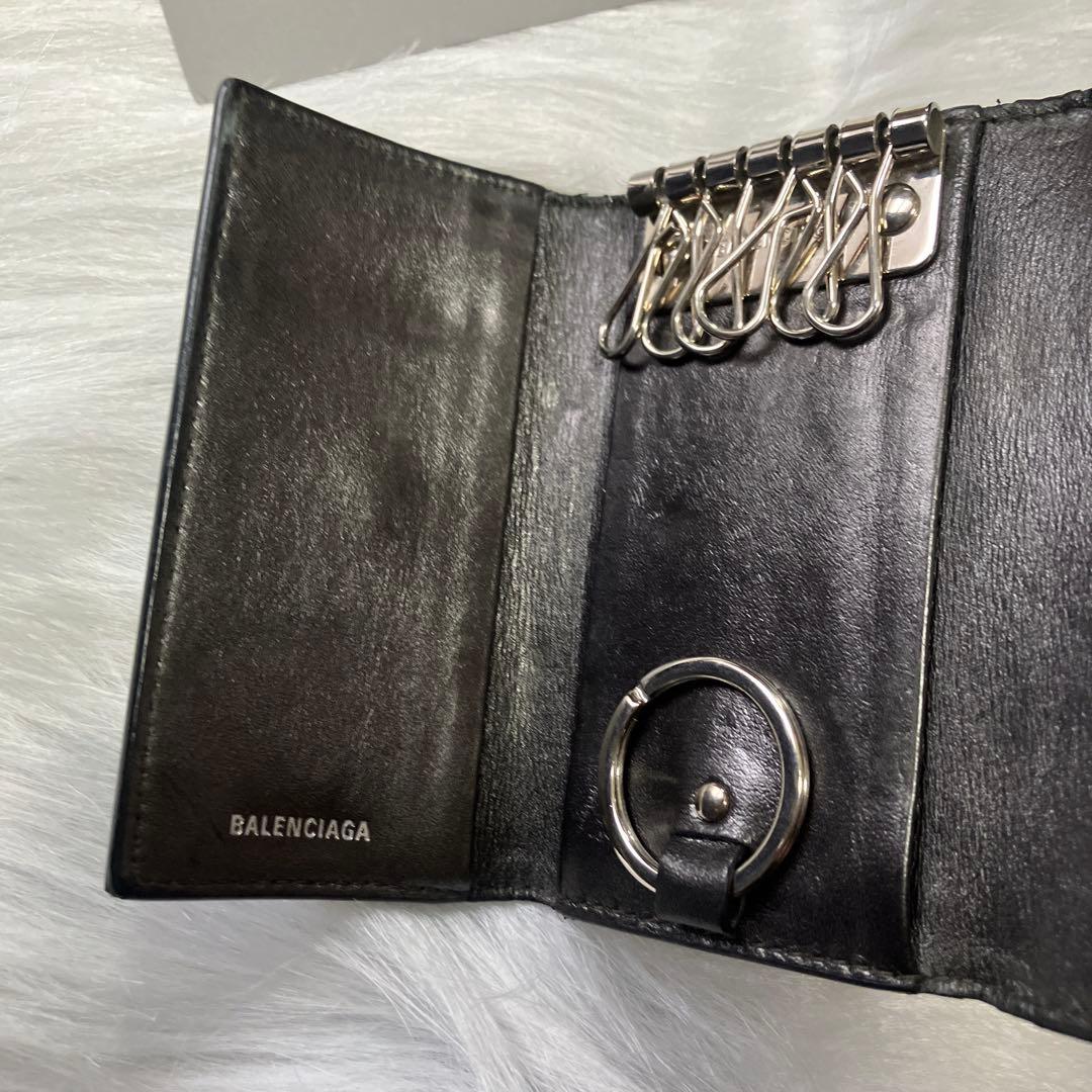 キーケース　バレンシアガ　キーリング　ストラップ　キーホルダー　財布