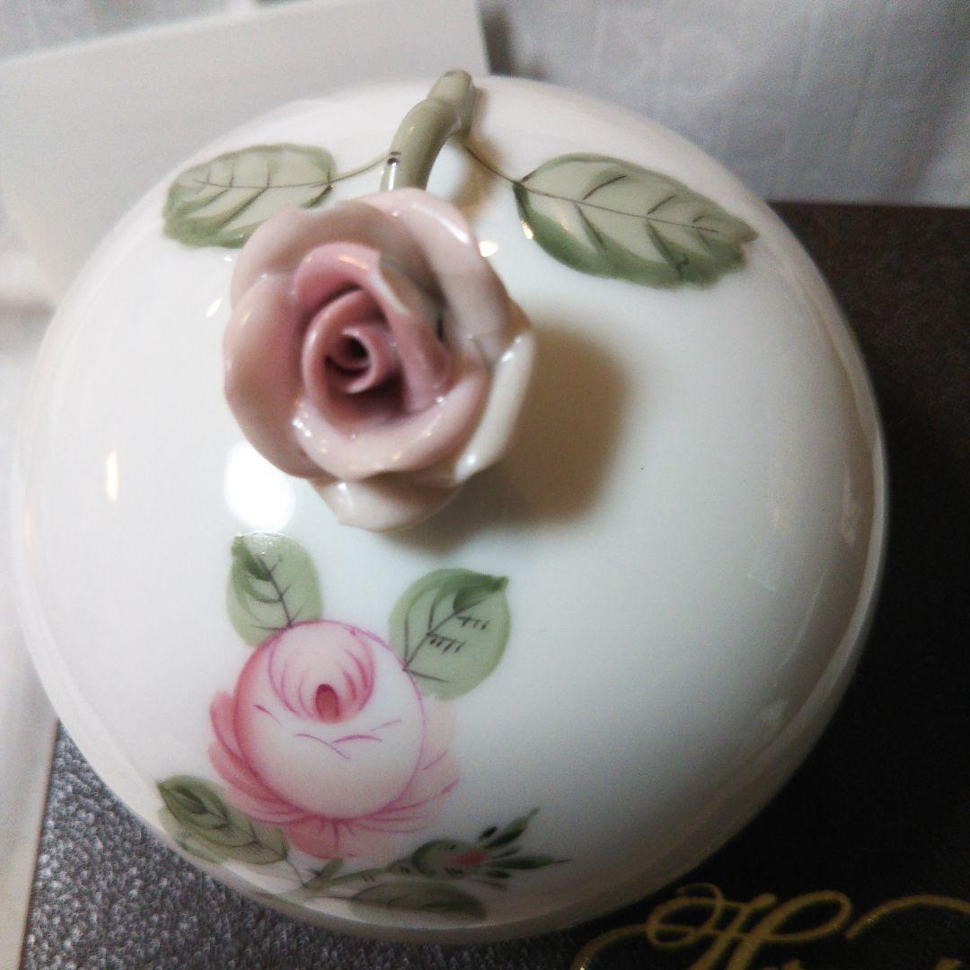 Herend ヘレンド バラの小物入れ ◇ヴィエナローズ◇ボンボニエール