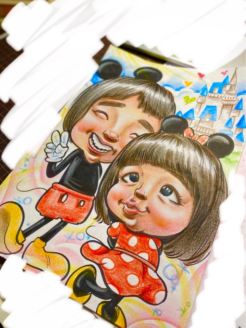 世界で1枚のオーダーメイド似顔絵★ハイクオリティver★プレゼント